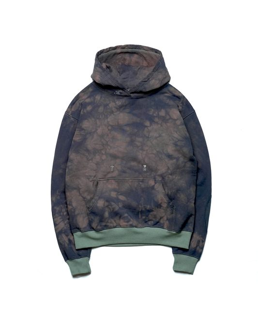 H.C x MoTH DYED HOODIE [1] size 3